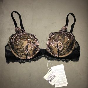 La Perla -Hampton Court -Black padded triangle bra